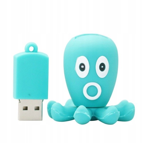 USB FLASH DRIVE FAST FLASH DRIVE ULTRA MEMORY PEN PENDANT OCTOPUS 64GB Packaging status original