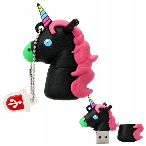 USB FLASH DRIVE FAST FLASH DRIVE ULTRA MEMORY PEN PENDANT UNICORN 64GB Packaging status original