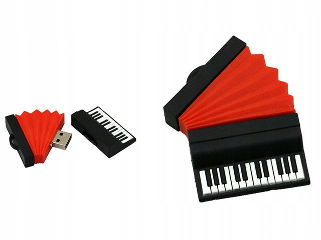 USB FLASH DRIVE FAST FLASH DRIVE ULTRA MEMORY PENDANT ACCORDION 64GB