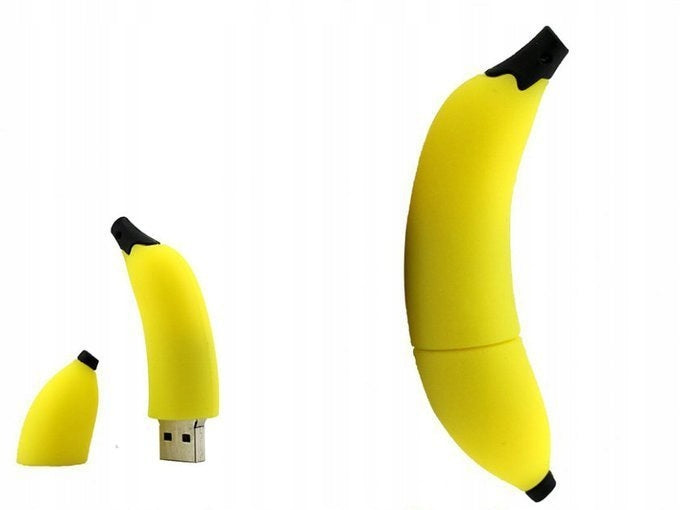 USB FLASH DRIVE FAST FLASH DRIVE ULTRA MEMORY PENDANT GIFT BANANA 64GB