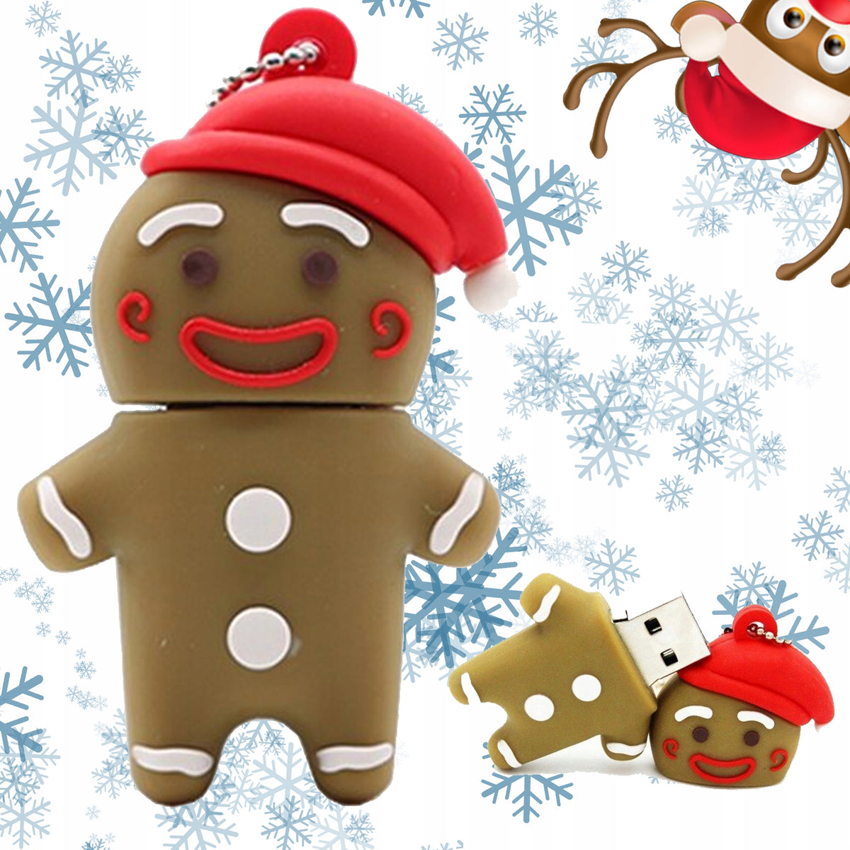USB FLASH DRIVE FAST FLASH DRIVE ULTRA MEMORY PENDANT GIFT COOKIES 16GB