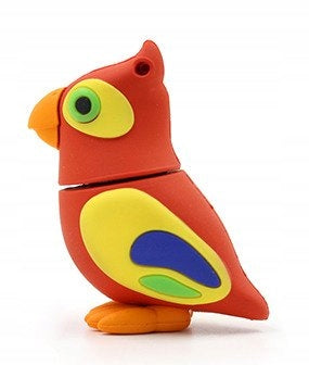 USB FLASH DRIVE FAST FLASH DRIVE ULTRA MEMORY PENDANT GIFT PARROT 64GB Manufacturer code Papuga