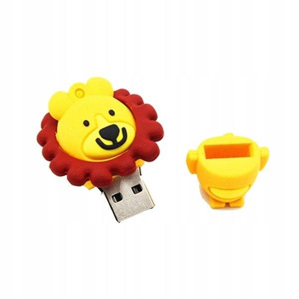 USB FLASH DRIVE FAST FLASH DRIVE ULTRA MEMORY PENDANT GIFT PEN LION 8GB Manufacturer code Lew