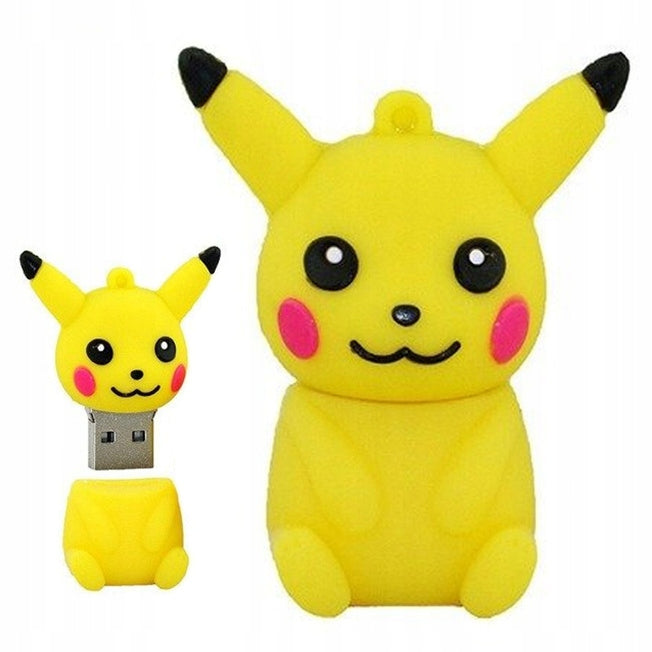 USB FLASH DRIVE FAST FLASH DRIVE ULTRA MEMORY PENDANT GIFT PIKACHU 64GB