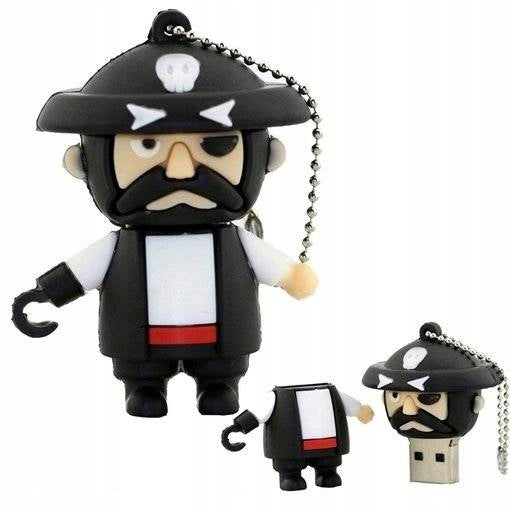 USB FLASH DRIVE FAST FLASH DRIVE ULTRA MEMORY PENDANT GIFT PIRATE 64GB