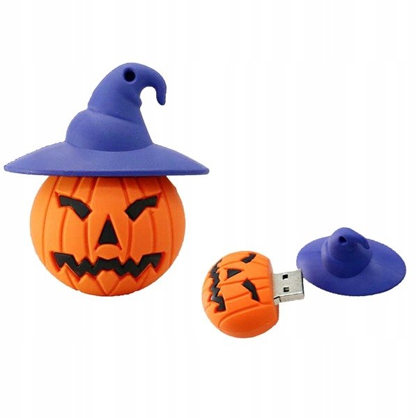 USB FLASH DRIVE FAST FLASH DRIVE ULTRA MEMORY PENDANT GIFT PUMPKIN 32GB Packaging status original