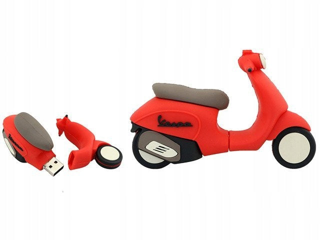 USB FLASH DRIVE FAST FLASH DRIVE ULTRA MEMORY PENDANT GIFT SCOOTER 32GB