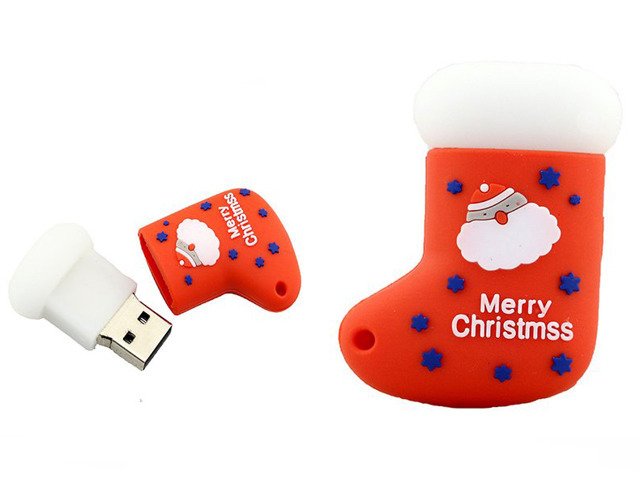 USB FLASH DRIVE FAST FLASH DRIVE ULTRA MEMORY PENDANT SOCK 32GB Color multicolor