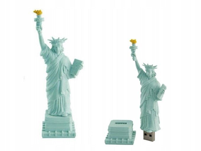 USB FLASH DRIVE FAST FLASH DRIVE ULTRA MEMORY PENDANT STATUE OF FREEDOM 64GB