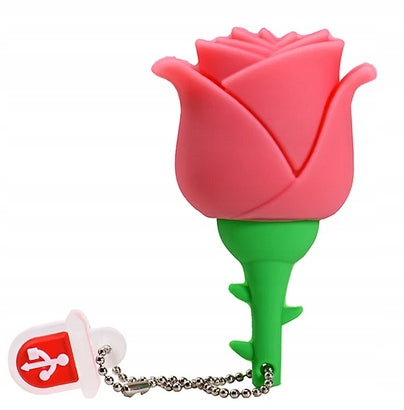 USB FLASH DRIVE FOR WOMEN GIFT ROSE 4 GB NO. 403