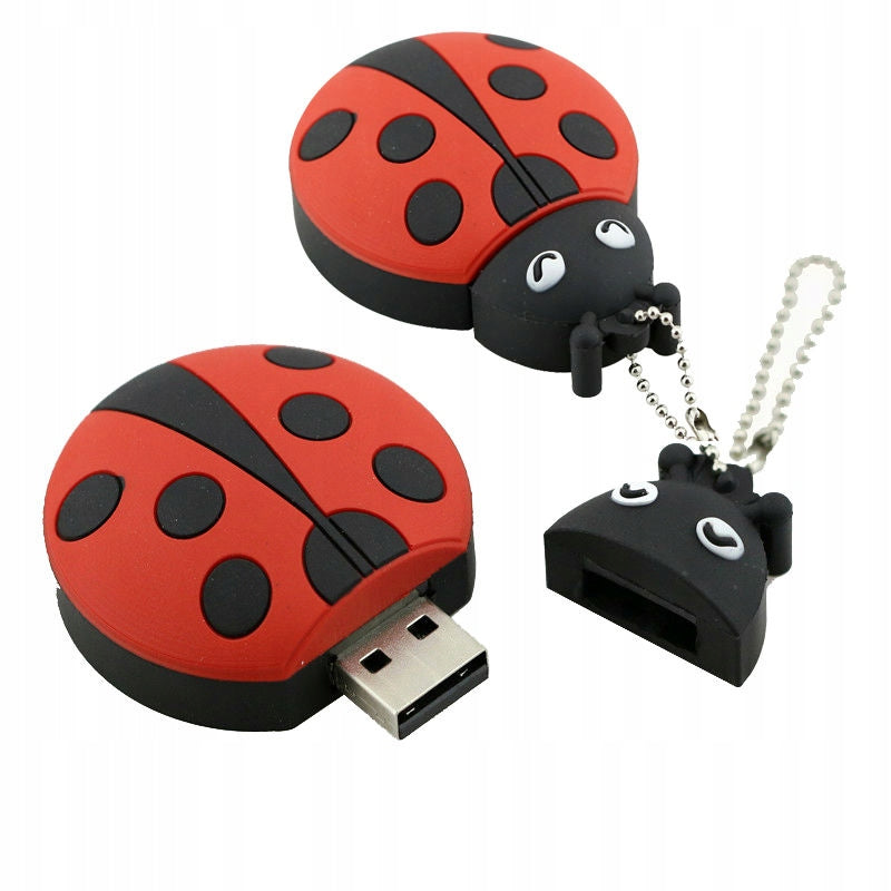 USB FLASH DRIVE LARGE LADYBUG 4gb