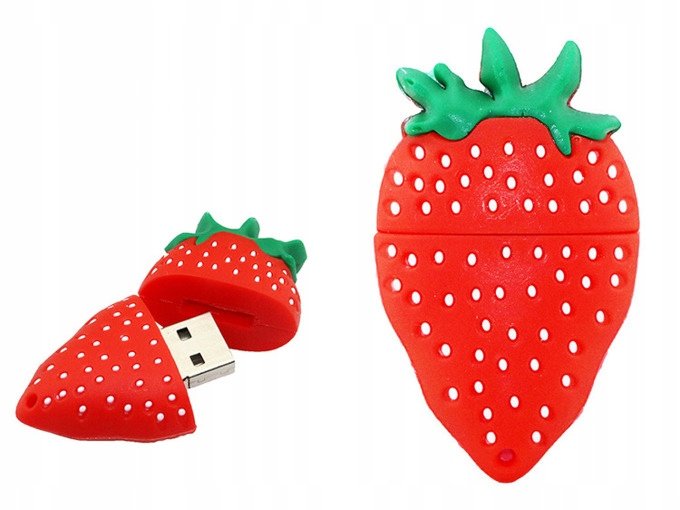 USB FLASH DRIVE ULTRA MEMORY PEN STRAWBERRY 64GB