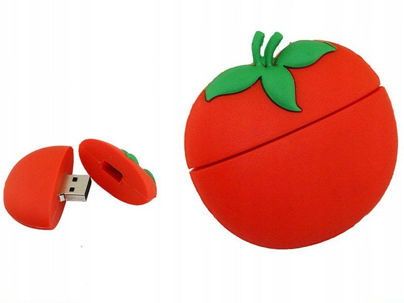 USB FLASH DRIVE ULTRA MEMORY PENDANT GIFT TOMATO 8GB Packaging status original