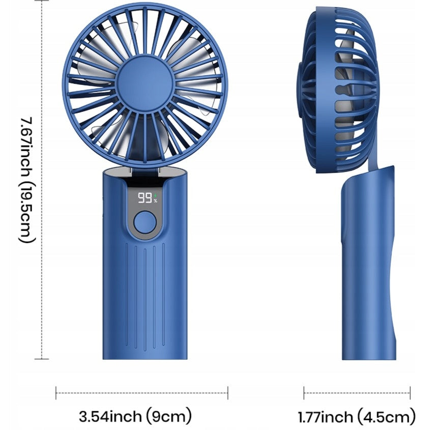 USB Fan Quiet Mini Desk Fan 2400mAh TOPK K38 Fan type table