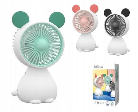 USB Fan with Ears COMPACT for Computer Rechargeable Manufacturer code NO-2001381