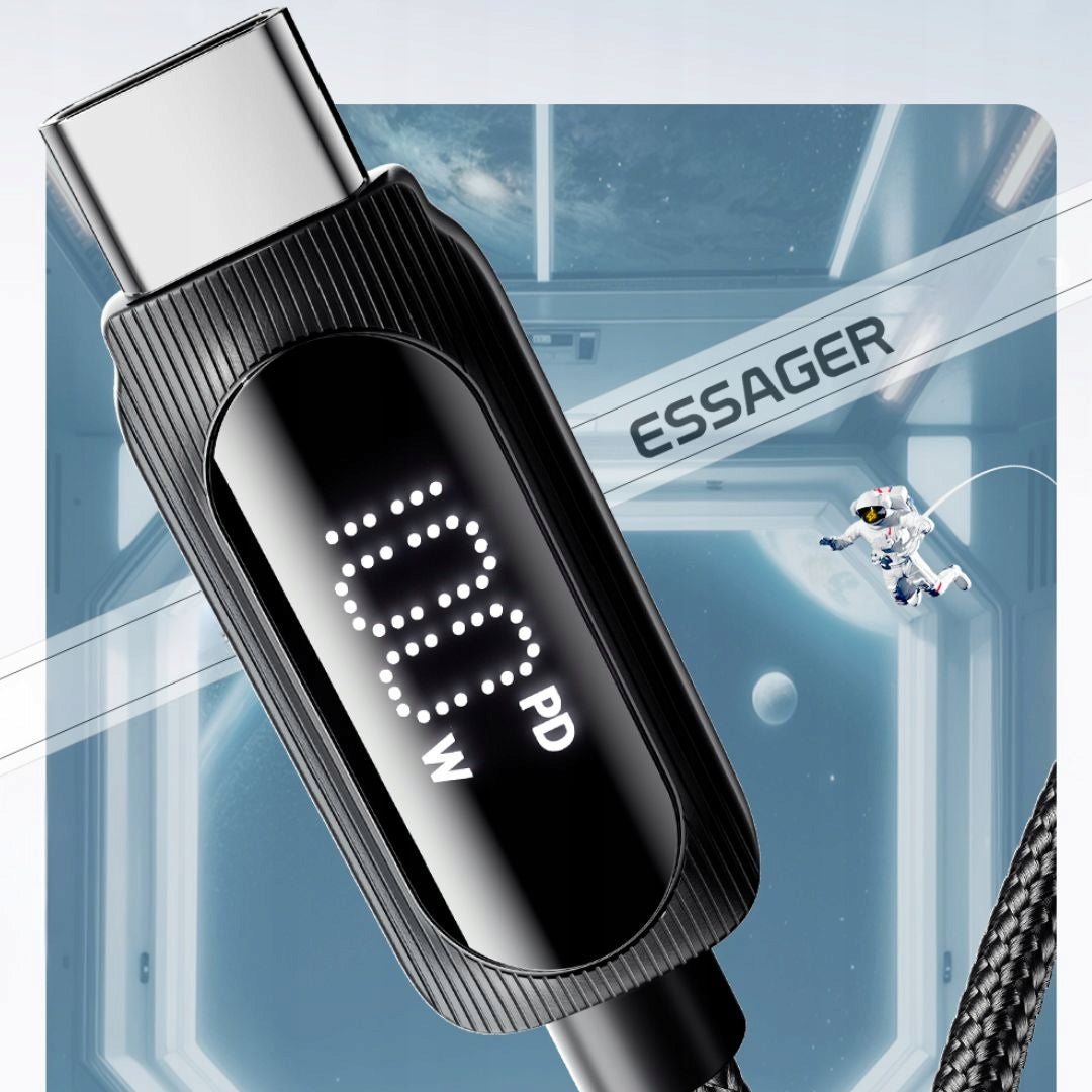 USB Fast Charging Cable 2M for Fast Charging USB-A USB-C 100W Manufacturer code EXCT-XLA01-P