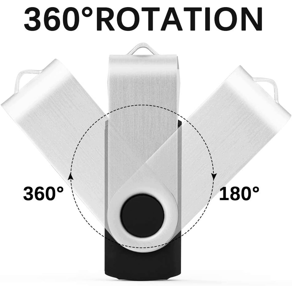 USB Flash Drive 16GB KEXIN Set of 10pcs USB 2.0 Rotary Flash Drive Color multicolor