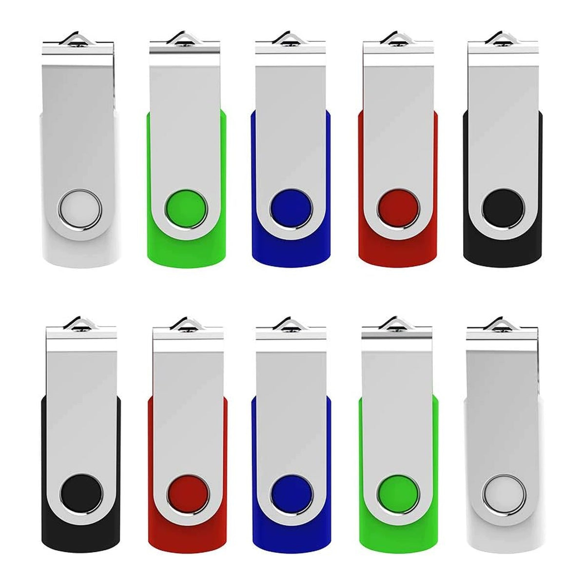 USB Flash Drive 16GB KEXIN Set of 10pcs USB 2.0 Rotary Flash Drive