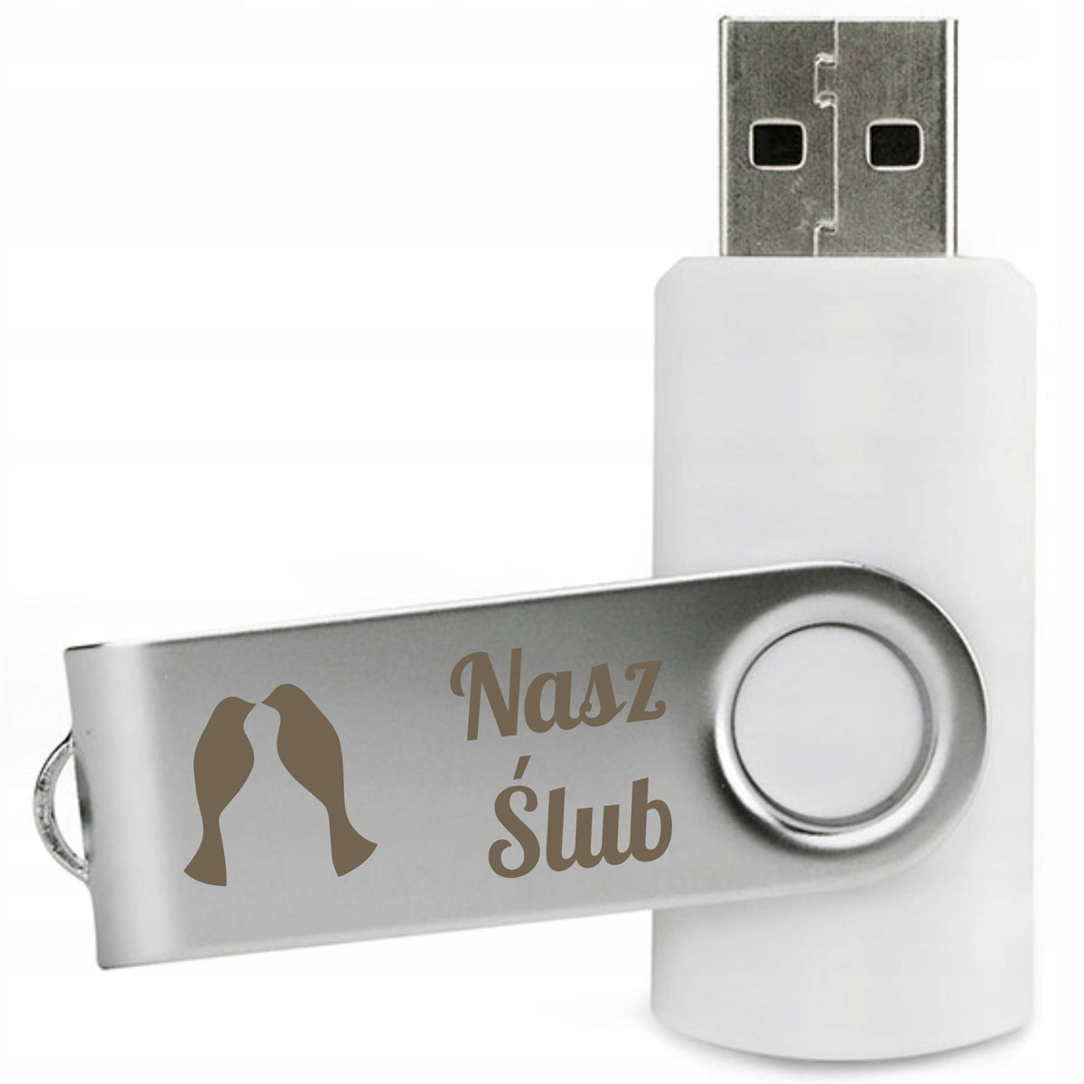 USB Flash Drive 2 GB with Wedding Engraving SET OF 10 PCS.