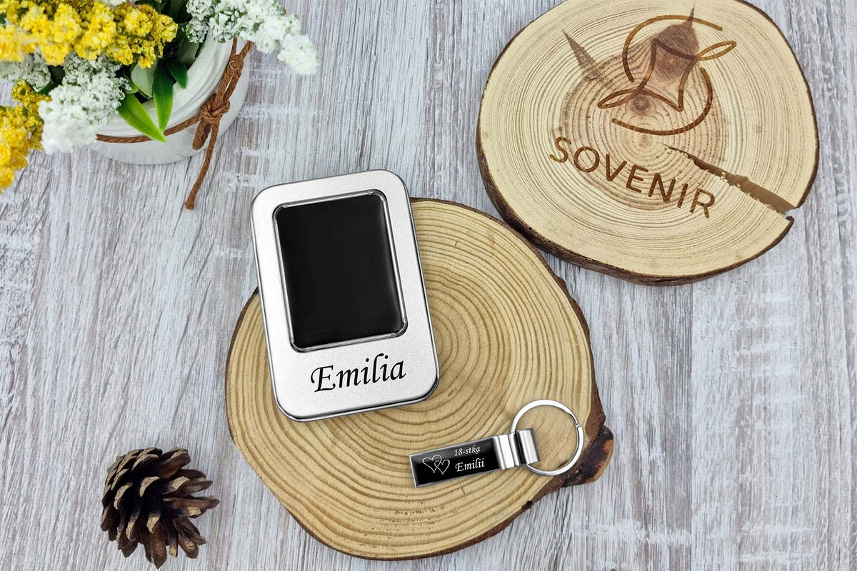 USB Flash Drive 32GB Black Keychain with ENGRAVING FREEBIE Manufacturer code 400