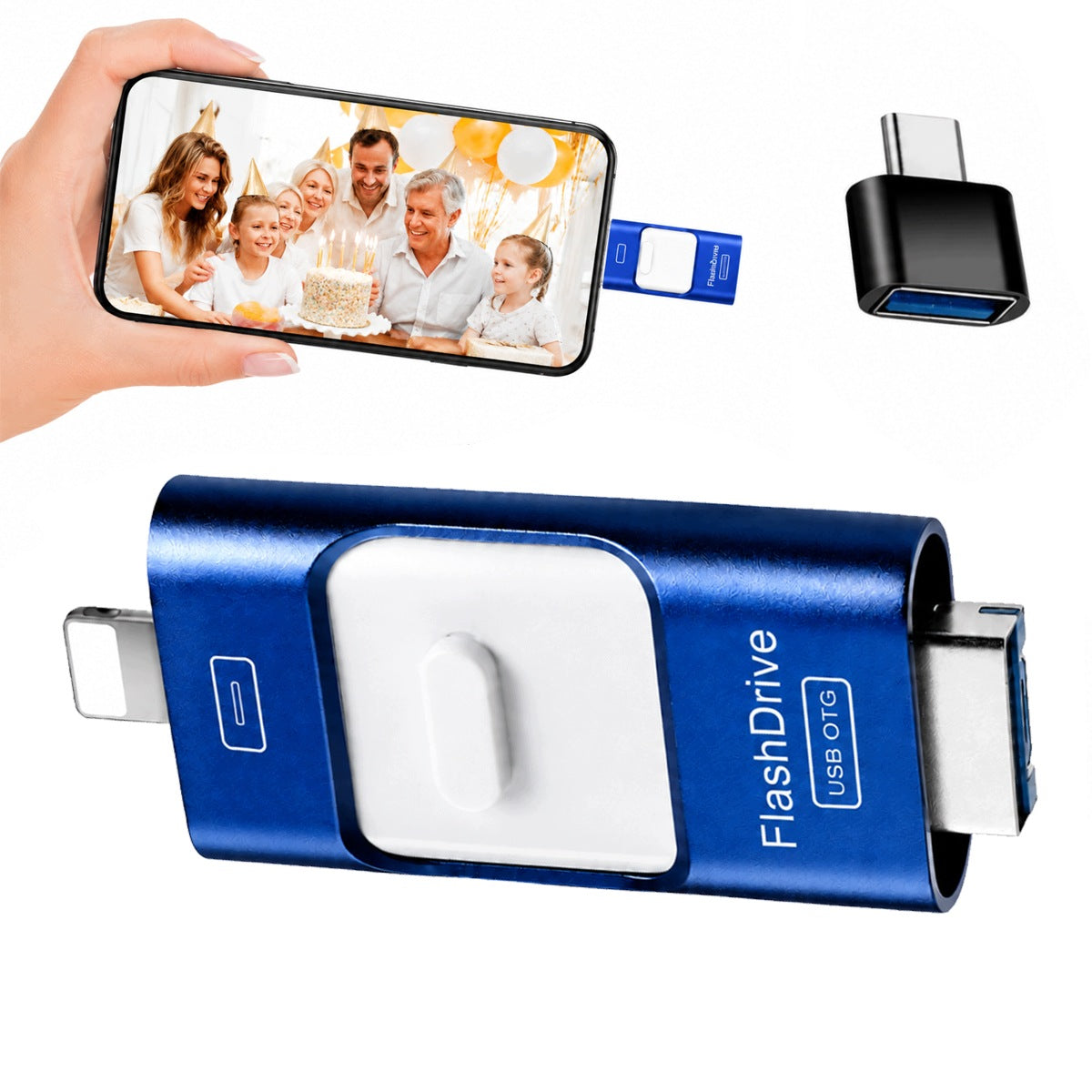 USB Flash Drive 4 in 1 128 GB