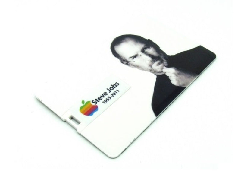 USB Flash Drive 64 GB iPhone Apple Steve Jobs Card