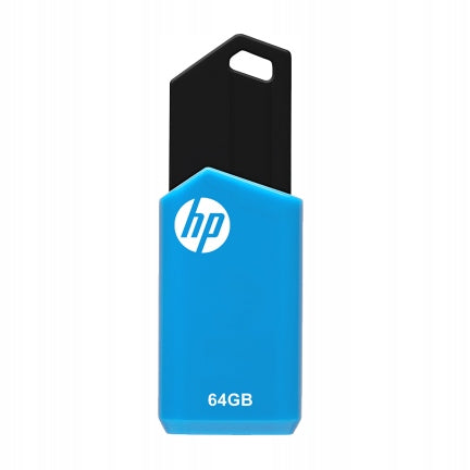 USB Flash Drive 64GB HP v150w 2.0 Flash Drive (black-blue) retail