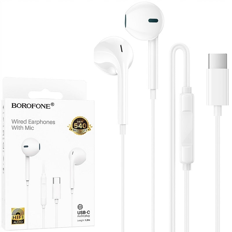 USB HEADPHONES TYPE C USB-C TYPE-C IN-EAR CABLE WIRED SPORTS