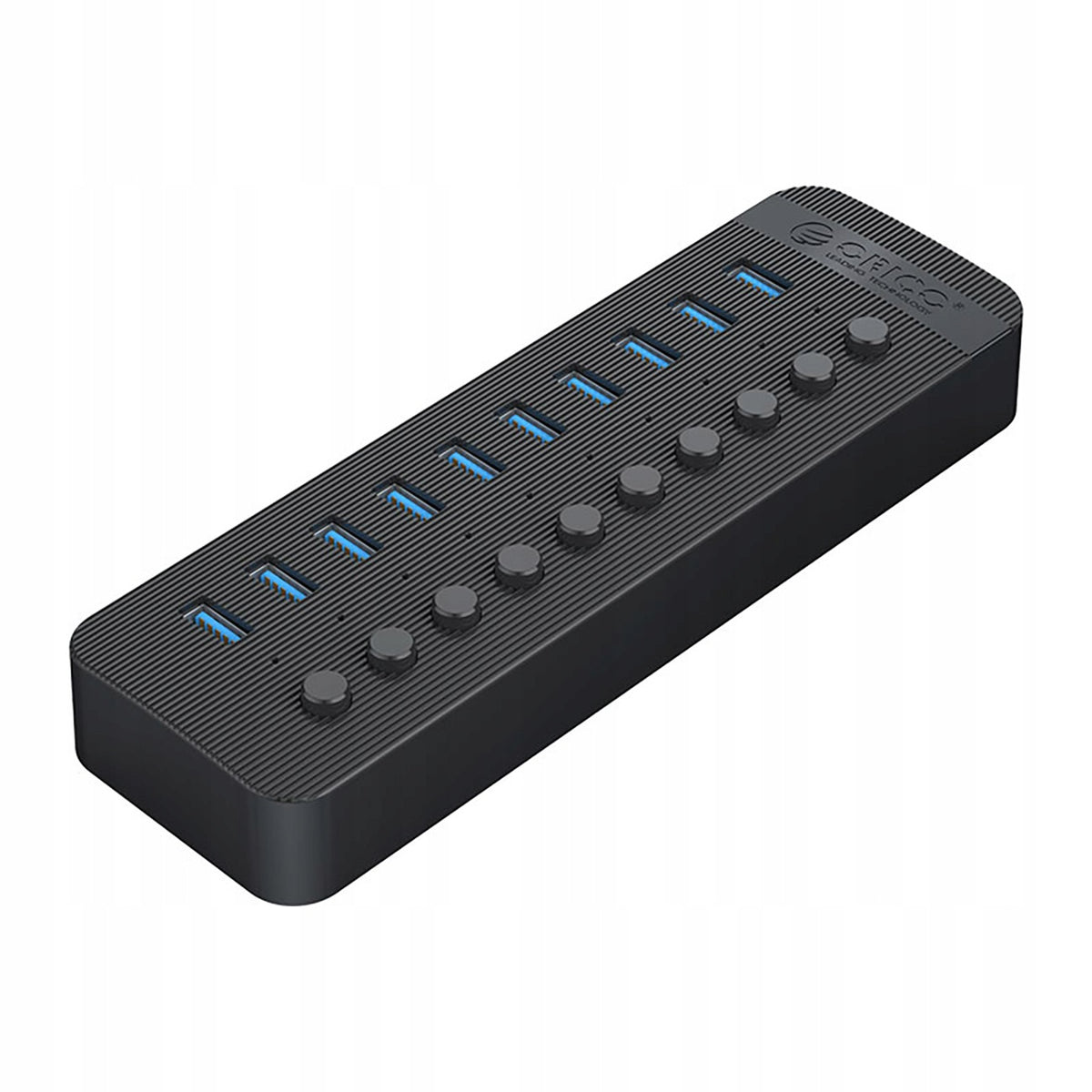 USB HUB 10 PORTS WITH SWITCHES 5GBPS ORICO CT2U3-10AB BLACK