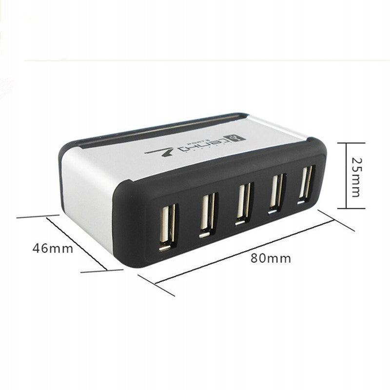 USB HUB 2.0 ACTIVE 7 PORTS WITH SPLITTER SWITCHES Product weight with unit packaging 0.15 kg