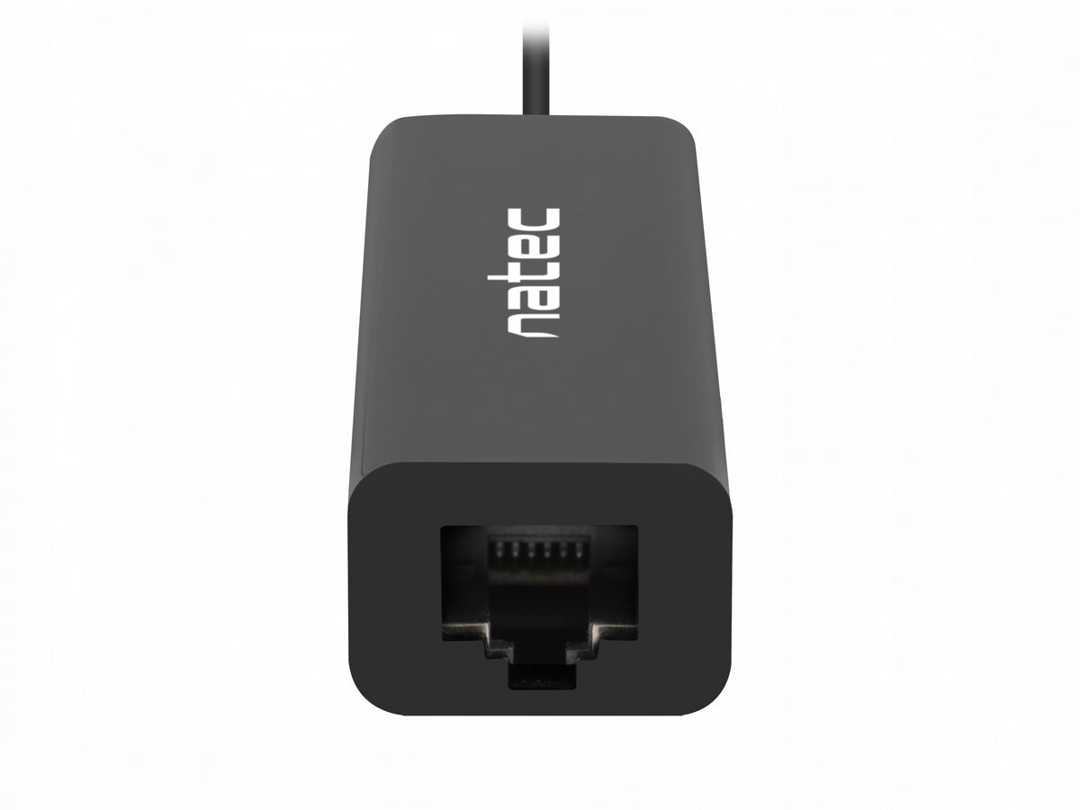 USB HUB 2.0 NATEC DRAGONFLY 3-PORTS + RJ45 100 MB/S Packaging status original