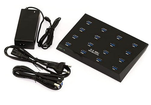 USB HUB 3.0 16 PORTS INDUSTRIAL CHARGING STATION POWER ADAPTER FOR HOME