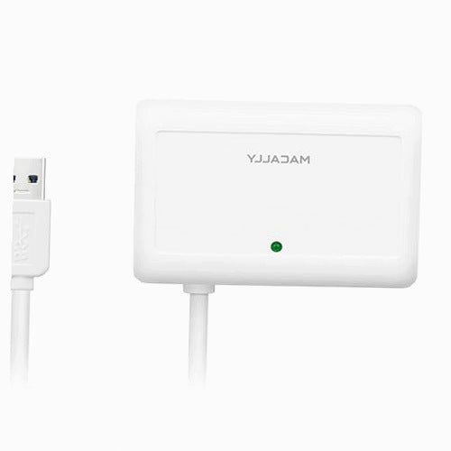 USB HUB 3.0 3 PORT GIGABIT ETHERNET ADAPTER WHITE FOR COMPUTER