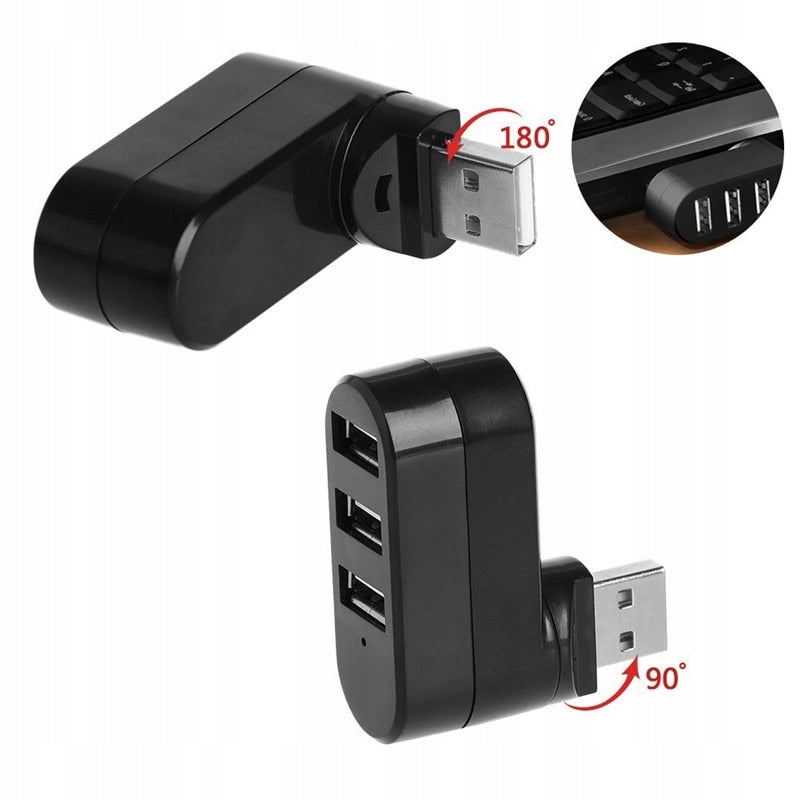 USB HUB 3 PORT 180 DEGREE PORT