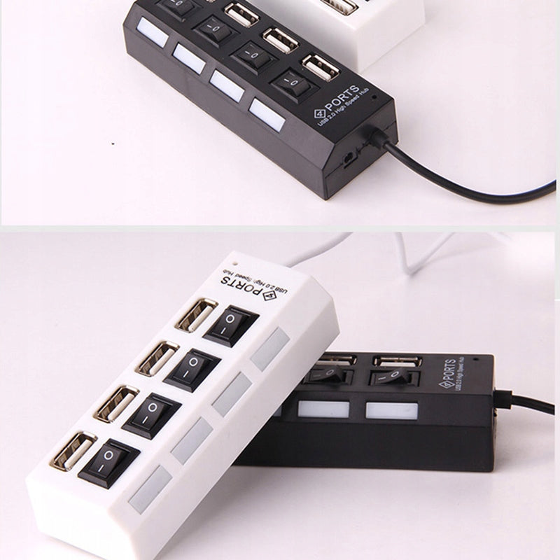 USB HUB PORT SPLITTER 4 PORTS WITH SWITCHES Manufacturer code stopcopyking2