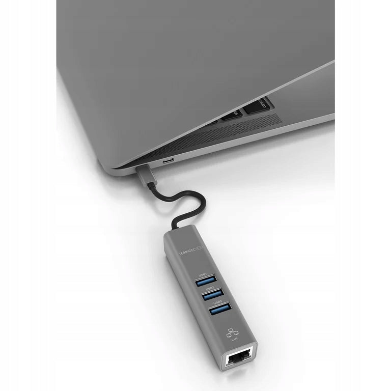 USB HUB TerraTec Connect C2 1x RJ45 + 3x USBA 3.0 (251735) Manufacturer code 251735