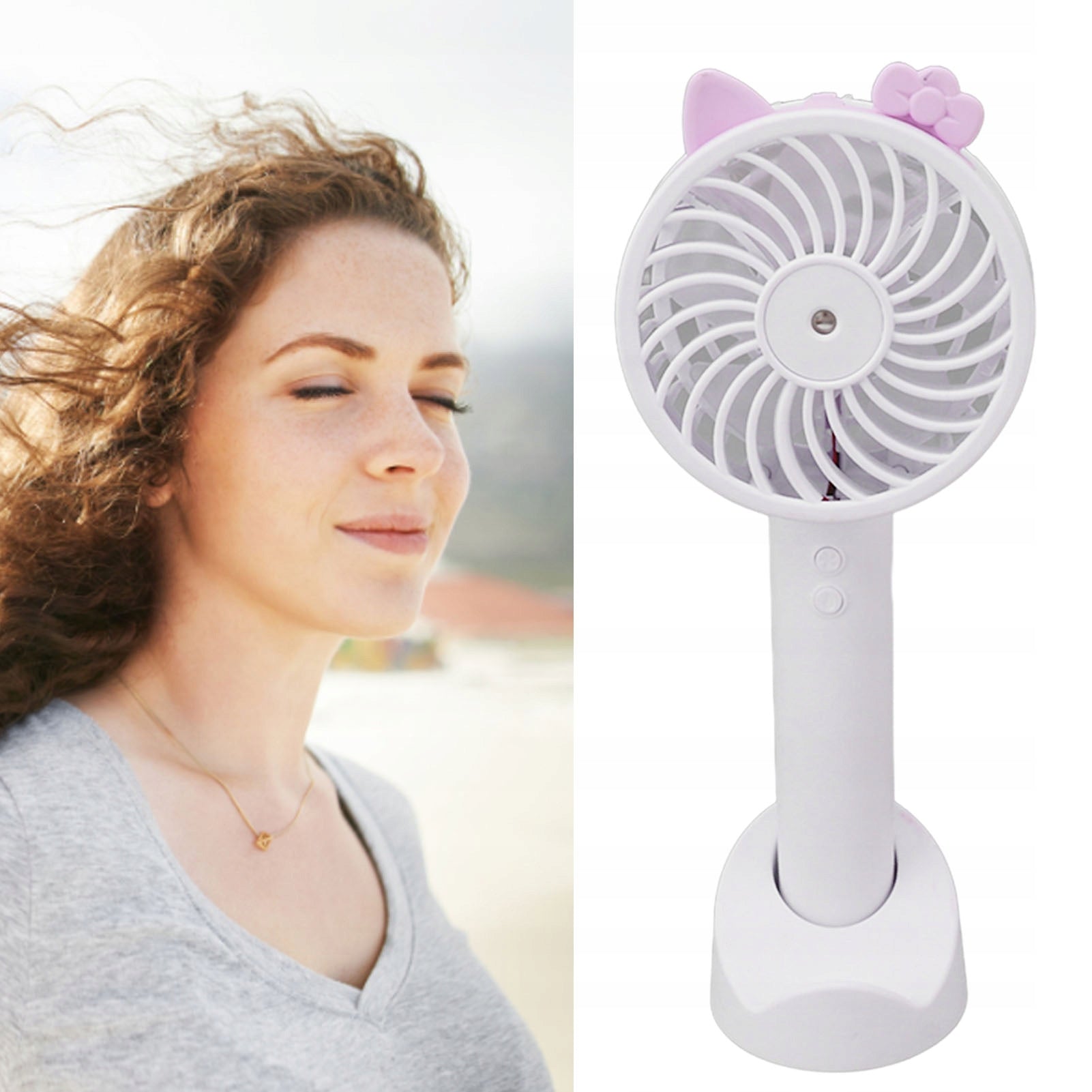 USB Handheld Fan Multifunction 2 in 1 Strong Wind 3 Speeds RK Manufacturer code AG251005002241