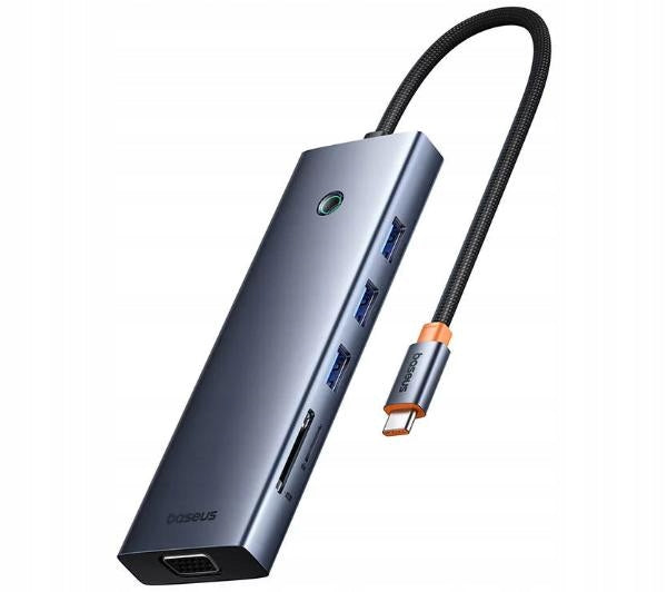 USB Hub Baseus 10in1 UltraJoy 3x USB / HDMI / VGA / SD / USB-C / Jack 3,5mm