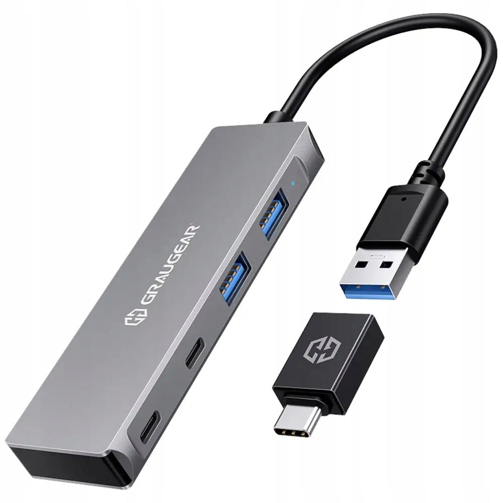 USB-Hub GrauGear G-HUB2A2C-AC