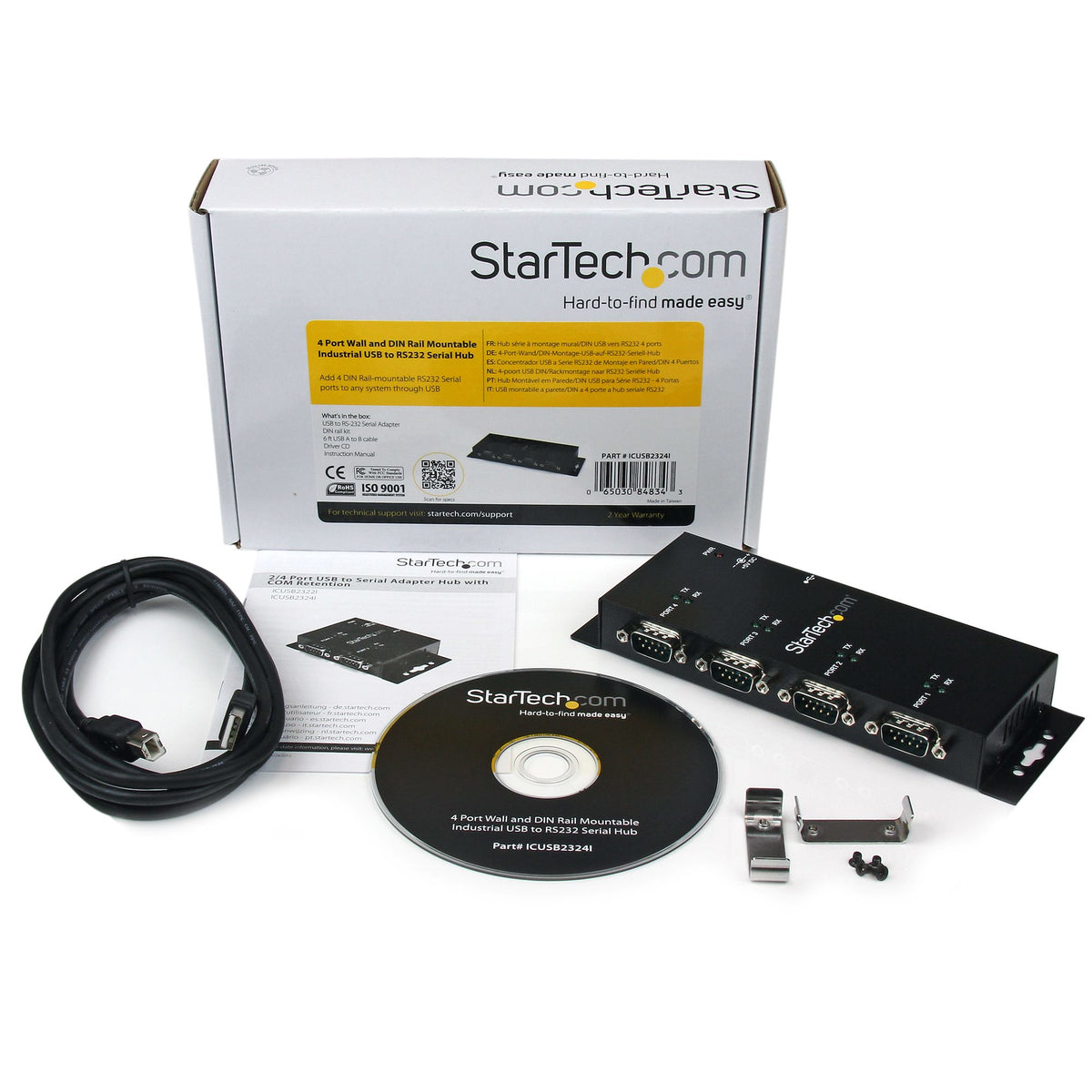 USB Hub StarTech ICUSB2324I 4 Ports Manufacturer code ICUSB2324I