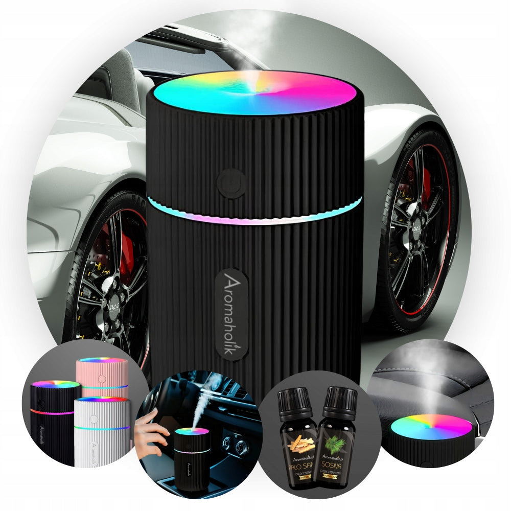 USB LED Car Humidifier - Scent for Car | Aromatherapy Diffuser Packaging status original