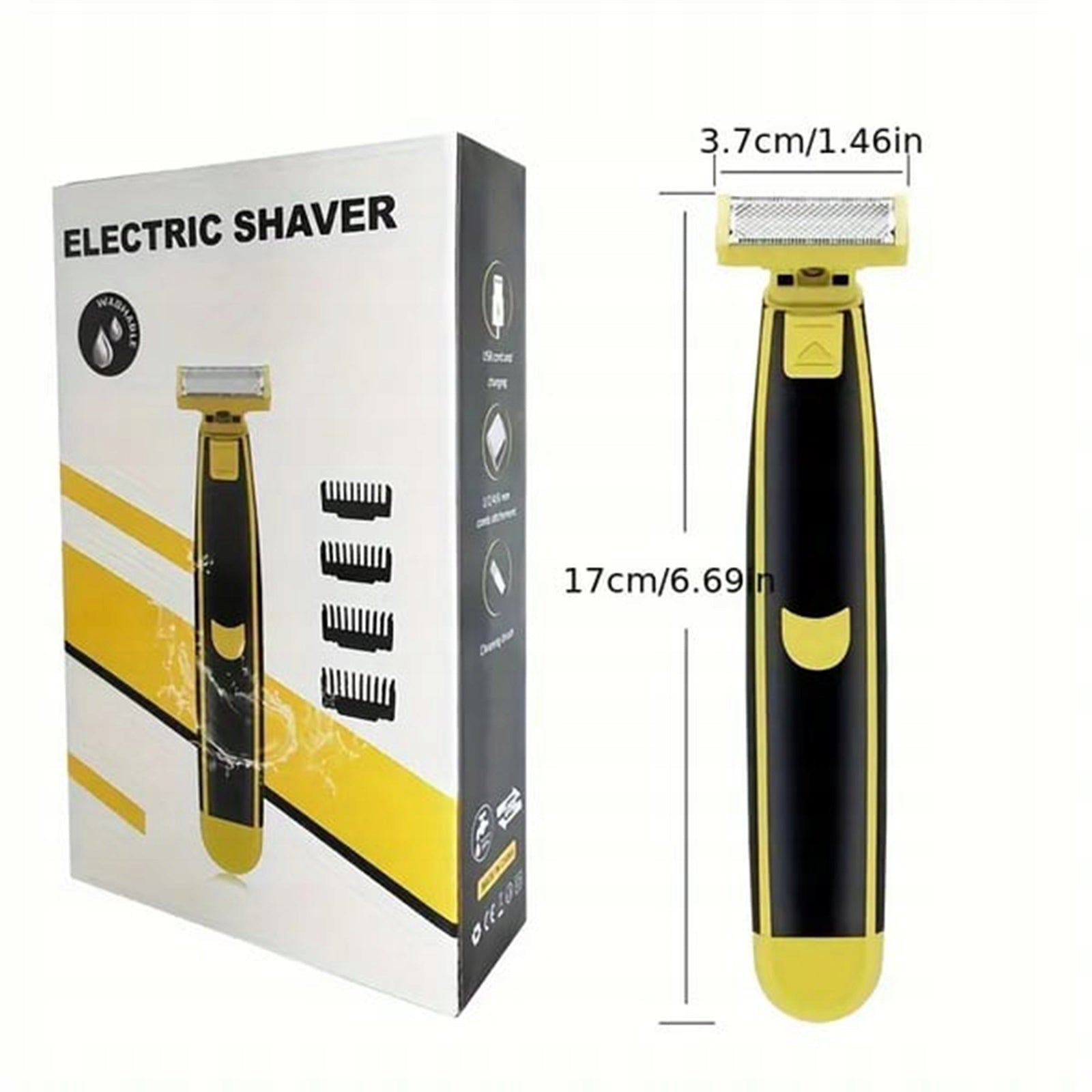 USB MALE SHAVER WITH BATTERY 700MAH 60 MINUTES WORK WET DRY EXTRA Wireless operating time 120 min