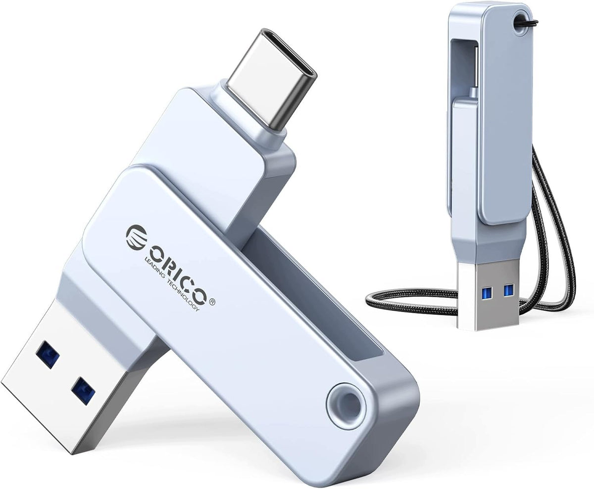 USB MEMORY 64GB USB-C/USB-A DUAL 150MB/S METAL ROTATION 360°