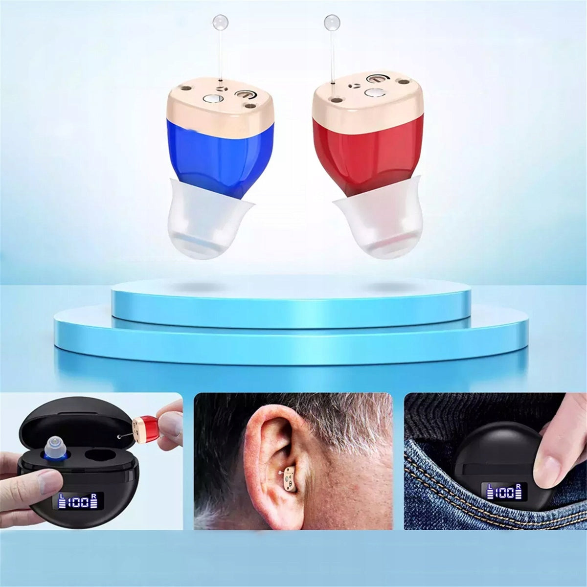 USB MINI DIGITAL AMPLIFIER WITH 300MAH BATTERY AND VOLUME CONTROL Medical device no