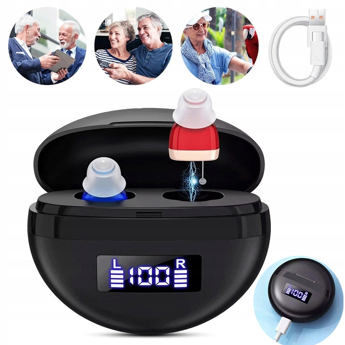 USB MINI DIGITAL AMPLIFIER WITH 300MAH BATTERY AND VOLUME CONTROL