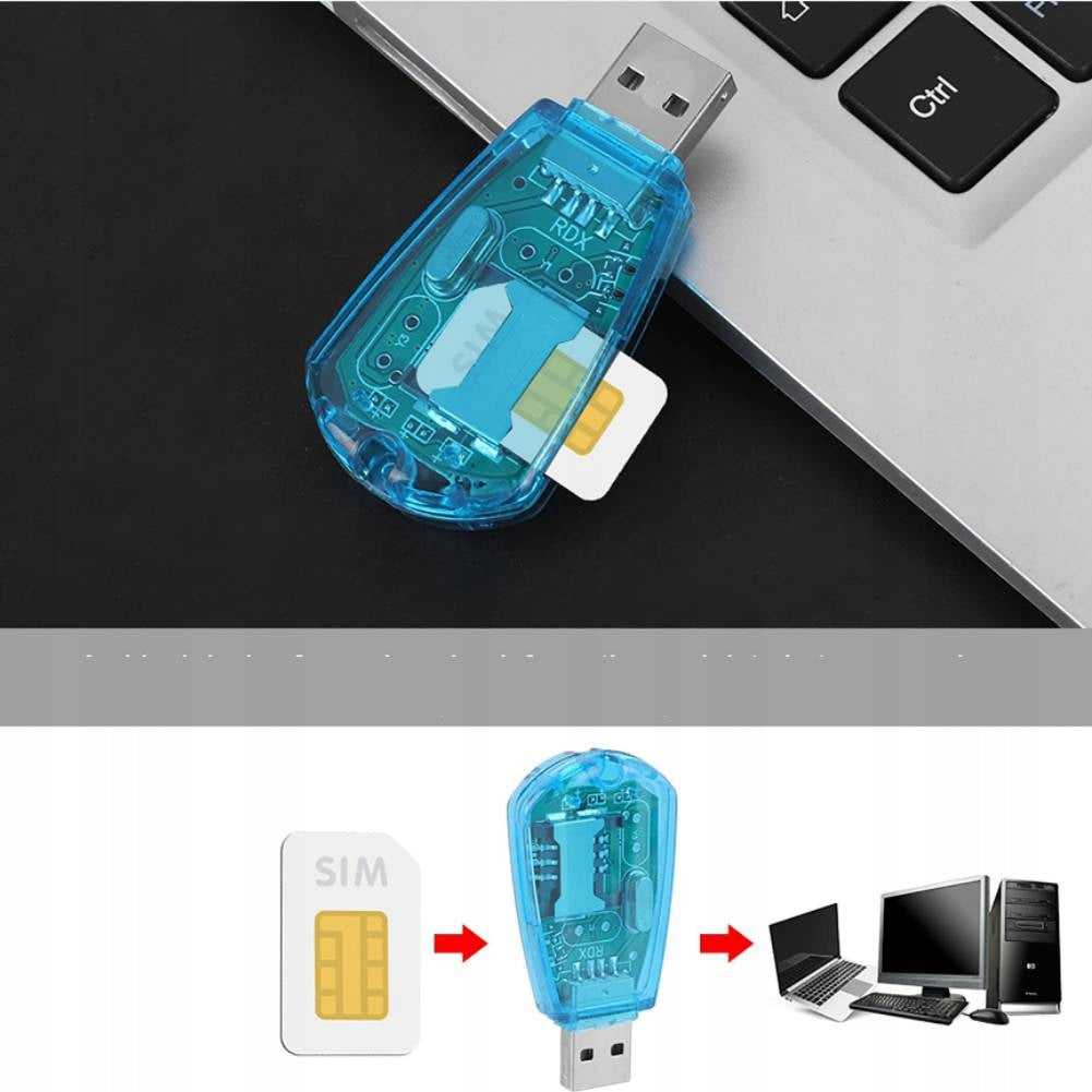 USB MOBILE PHONE SIM CARD READER FOR GSM CDMA WCDMA EAN (GTIN) 0061003261256