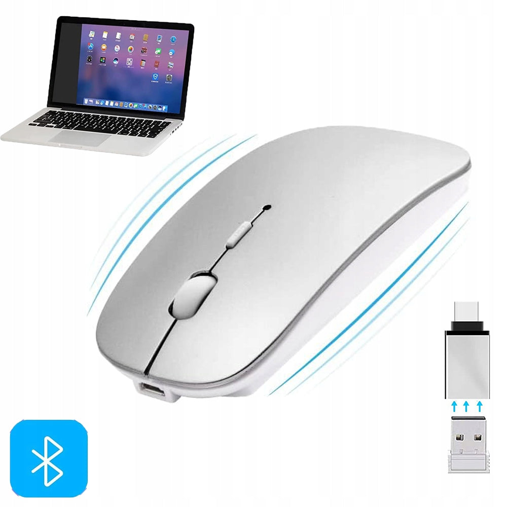 USB MOUSE WIRELESS GAMING QUIET ERGONOMIC FOR APPLE MACBOOK IPAD
