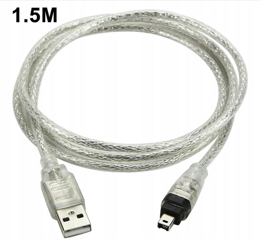 USB Male Firewire Plug Cable For Mini 4-pin rk182