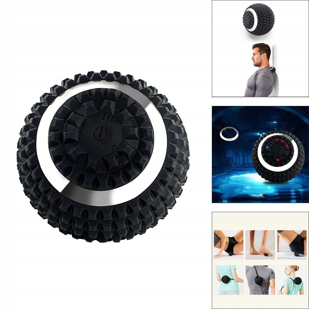 USB Massage Ball Rechargeable Auto Vibrating Massage Roller Sky Massage Model Wibracyjny masażer kulkowy uwalniający napięcie