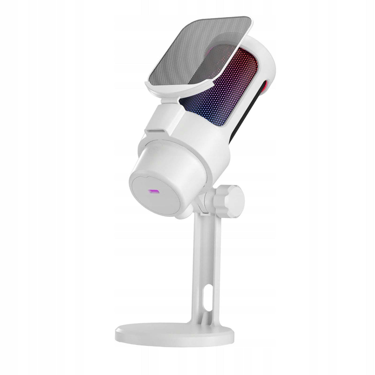 USB Microphone Cardioid Condenser Microphone,Angle Adjustment RGB PC white Manufacturer code 10968051781